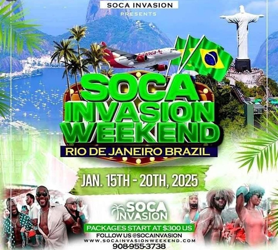 Soca Invasion Weekend Rio de Janeiro