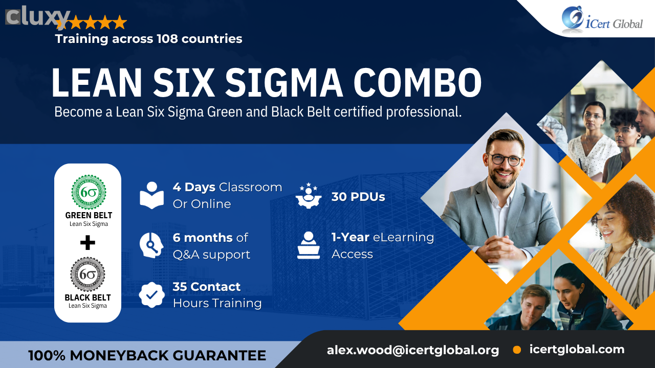 Dual Lean Six Sigma Green & Black Belt Classroom Training in Charlotte, NC